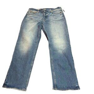NWT Gap Womens Blue Jeans Size 31 12RS Cheeky Straight High Rise Low Stretch‌